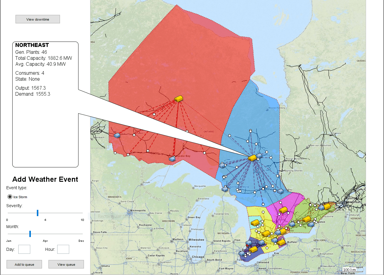 Agent-Based Power Grid Modeling